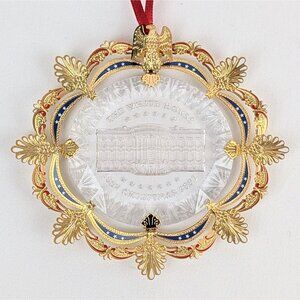 2002 Official White House Historical Ornament Roosevelt Era Inspired Acrylic